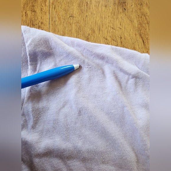 Vintage bodycon purple v-neck funny cat nightgown tunic tshirt soft feel S M - Picture 13 of 14